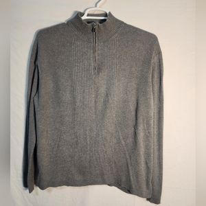 Perry Ellis men's gray sweater size Large